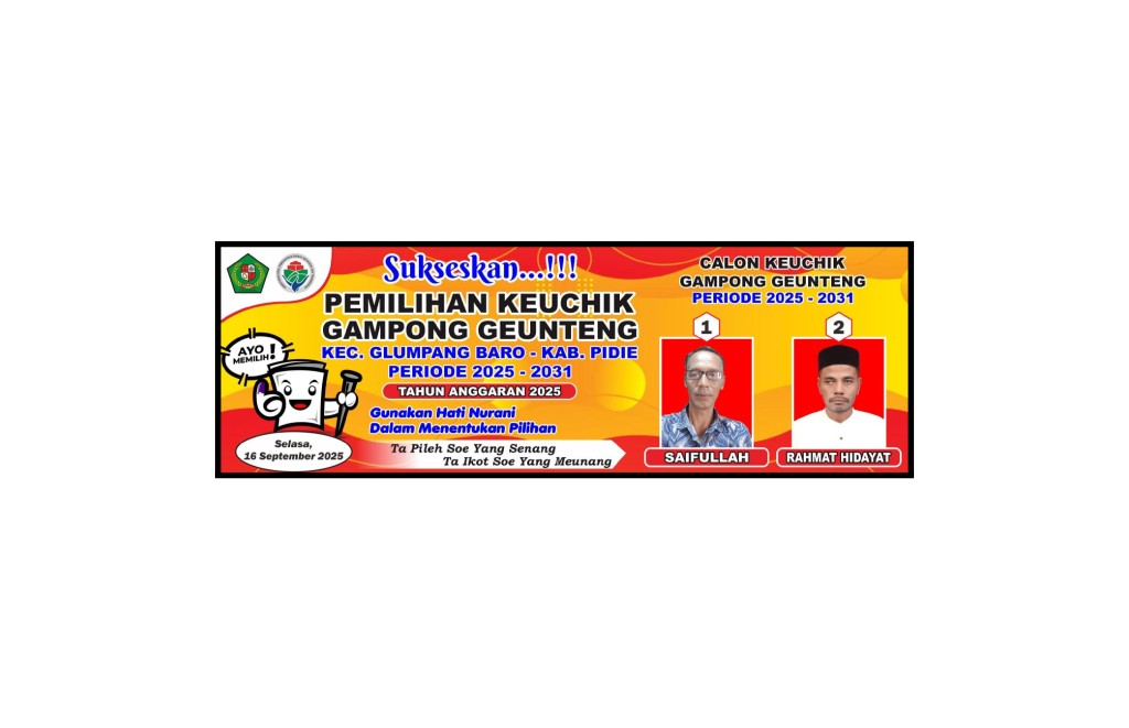 Pilchiksung Gampong Geunteng Periode 2025-2031