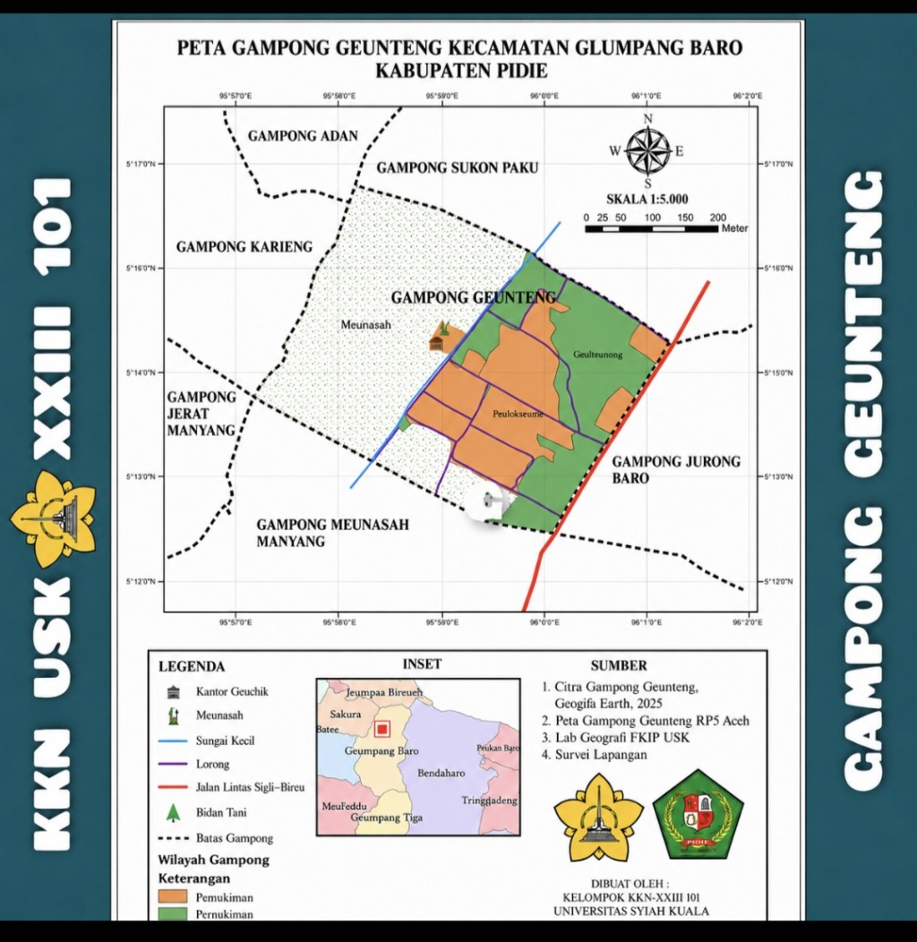 Peta Gampong Geunteng